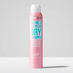 شامپو خشک هیربرست – حجم دهنده, مرطوب کننده, ویتامینه – 200 میل Hairburst Volume & Refresh Dry Shampoo, 200ml