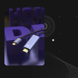 کابل تبدیل Type-C به HDMI دی ام مدل CHB024