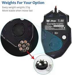 ماوس مخصوص بازی زیلوتس مدل T-90