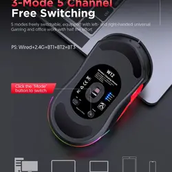 ماوس بی سیم مخصوص بازی ام کی ای اس پی ان مدل W12