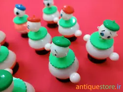 مداد تراش قدیمی مخزن دار (طرح دلقک)