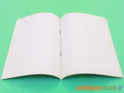 دفتر 40 برگ قدیمی دولوکس شطرنجی (طرح صورتی)