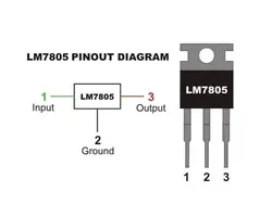 رگولاتور LM7805CV  ORIGINAL