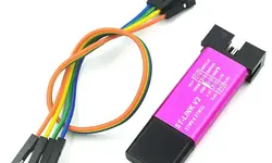 پروگرامر کوچک  ST-LINK V2 مخصوص تراشه های STM8 و  STM32 stlink