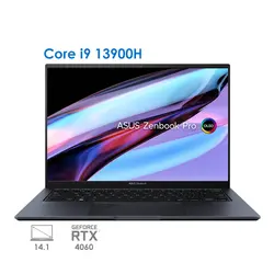 لپ تاپ ایسوس زنبوک 2023 مدل  ASUS Zenbook Pro 14 UX6404 i9 13900H RTX4060 110W 32G 1T OLED 2.8K 120Hz