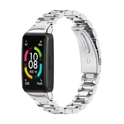 بند فلزی مدل Bead 3 مناسب مچ بند هوشمند هانر مدل 7/Honor Band 6