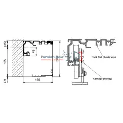درب ضد حریق اتاق سرور دارای تهویه در قسمت پایین درب