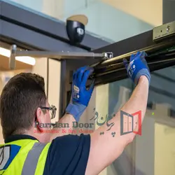 درب ضد حریق 90 دقیقه با کد رال RAL 5000-26