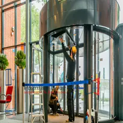 درب ضد حریق 90 دقیقه با کد رال RAL 5000-26