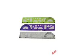 خط کش 30 سانتی نقاله دار