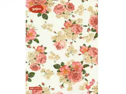 دفتر شکلاتی 100 برگ گاجکو طرح گل گلاب