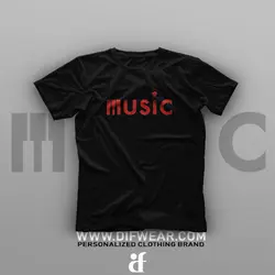 تیشرت Logo Art: Music #4