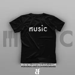 تیشرت Logo Art: Music #4