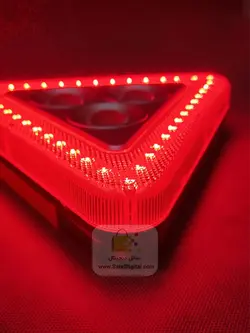 چراغ  خطر مثلثی شارژی مدل HS-8018 | به همراه ویدئو محصول