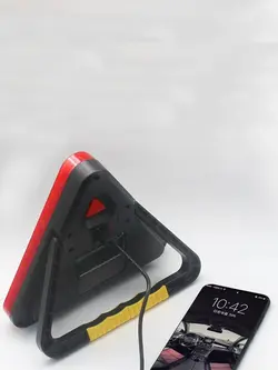 چراغ  خطر مثلثی شارژی مدل HS-8018 | به همراه ویدئو محصول
