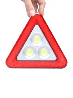 چراغ  خطر مثلثی شارژی مدل HS-8018 | به همراه ویدئو محصول