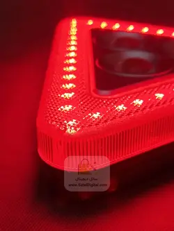 چراغ  خطر مثلثی شارژی مدل HS-8018 | به همراه ویدئو محصول