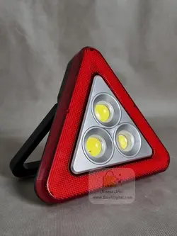 چراغ  خطر مثلثی شارژی مدل HS-8018 | به همراه ویدئو محصول