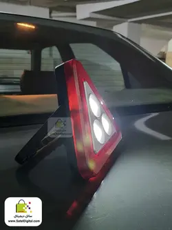 چراغ  خطر مثلثی شارژی مدل HS-8018 | به همراه ویدئو محصول