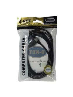 کابل رابط پرینتر طول 3 متر برند D-net USB-B