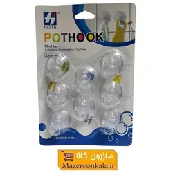چسبونک و مکنده شیشه لوازم خانه و آشپزخانه Fujian بسته 8 عددی KCB-005