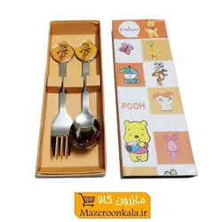 قاشق و چنگال کودک یونیک Unique شخصیت تایگر کارتون پو HGS-004