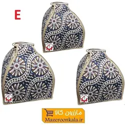 ست کیف و کاور دیگ و قابلمه مدل E طرح سنتی و جاجیم 3 عددی HTZ-018