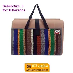 زیرانداز مسافرتی جاجیم Sahel ساحل سایز ۳ شش نفره HZA-009