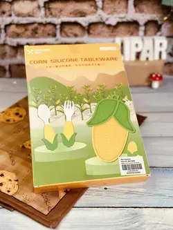 ظرف غذای کودک سلیکونی ذرت کد 0983