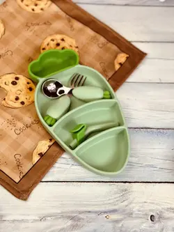 ظرف غذای کودک سلیکونی هویج کد 1002