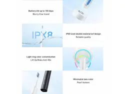 مسواک برقی هوشمند شارژی شیائومی xiaomi electric toothbrush T501 Mijia sonic