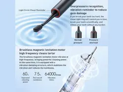 مسواک برقی هوشمند شارژی شیائومی xiaomi electric toothbrush T501 Mijia sonic