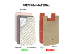 جا کارتی سیلیکونی موبایل آها استایل AhaStyle PT169 silicone Card pocket