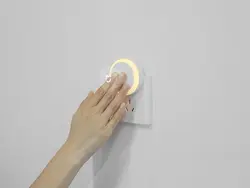 چراغ خواب دیواری لمسی هوشمند شیائومی دارای سنسور تشخیص نور Xiaomi Mijia Plug-in Wall Mini LED Night Light MJYD04YL