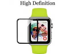 محافظ صفحه نمایش اپل واچ 44 میلی متری تمام چسب ترتل Turtle Brand Screen Guard iWatch 44mm 3D Glass