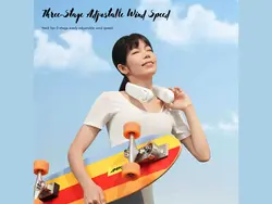 پنکه دور گردنی شارژی ویوو WiWU FS02 Halter Neck Fan 4000mAh