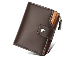 کیف پول و جاکارتی مردانه کوچک سانی ستی SUNICETY S3064 Men's Leather Short Wallet Card Holder