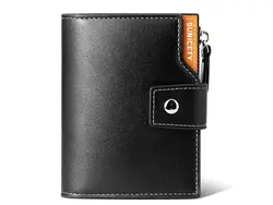 کیف پول و جاکارتی مردانه کوچک سانی ستی SUNICETY S3064 Men's Leather Short Wallet Card Holder