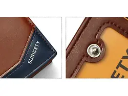 کیف پول و جاکارتی مردانه کوچک زیپ دار سانی ستی SUNICETY S3004 zipper short men's wallet