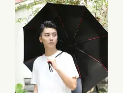 چتر اتوماتیک تاشو زنانه و مردانه automatic umbrella sun protection folding vinyl sun umbrella