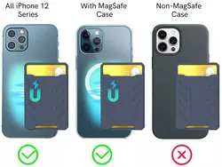 جا کارتی سیلیکونی آیفون 12 آها استایل AhaStyle PT133-A Card Holder Phone Magsafe Wallet