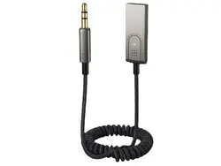 گیرنده بلوتوث خودرو به همراه کابل صدا آی یو ایکس کوتتسی Coteetci Bluetooth 5.0 AUX Car Bluetooth receiver 74001