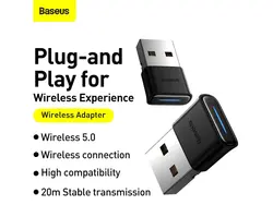 دانگل بلوتوث یواس‌بی بیسوس Baseus Bluetooth Receiver Adapter BA04 ZJBA000001