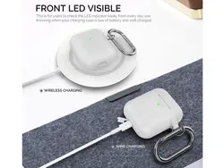 کاور ژله ای سیلیکونی قلاب دار ایرپاد AHA Style PT06 Silicone jelly Case Airpods 2/1