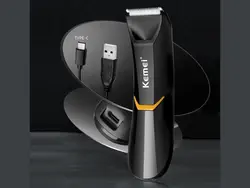 ماشین اصلاح موی بدن شارژی ضدآب کمی Kemei Body Hair Trimmer KM-3208