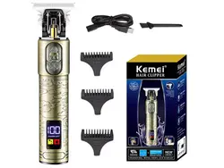 ماشین اصلاح شارژی کمی kemei Ipx7 Rechargeable Hair Trimmer km-863