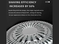 ریش تراش شارژی ضدآب کمی Kemei Rechargeable Facial Electric Shaver Km-1315