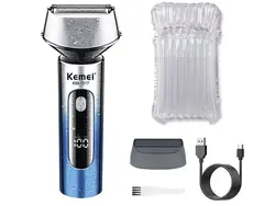 ماشین اصلاح شارژی کمی Kemei Rechargeable Electric Shaver TXD-KM-1317