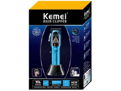 ماشین اصلاح موی سر و بدن حرفه‌ای شارژی کمی Kemei KM-1763 Hair Clippers Rechargeable Hair Trimmers For Salon