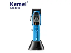 ماشین اصلاح موی سر و بدن حرفه‌ای شارژی کمی Kemei KM-1763 Hair Clippers Rechargeable Hair Trimmers For Salon